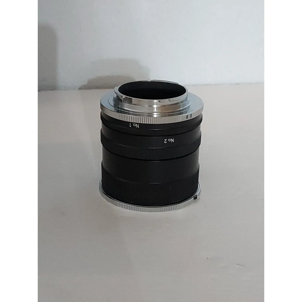 Vintage Minolta Camera Lens Extension Tube II SET 8321 - Original Box and manual